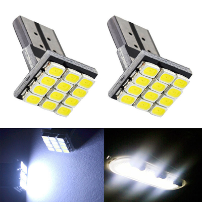 Potência 9W lâmpadas LED à prova d'água IP67 360 graus Luz automóvel 12v T10 12SMD 1206 3020 Luz de leitura placa de licença