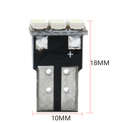 Potência 9W lâmpadas LED à prova d'água IP67 360 graus Luz automóvel 12v T10 12SMD 1206 3020 Luz de leitura placa de licença