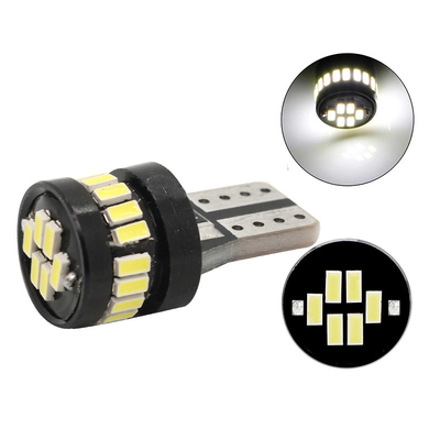 3014 LED Chip lâmpadas de automóveis Luz branca 360 graus ângulo de feixe T10 3014 24smd corrente constante lâmpada LED brilhante