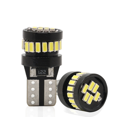 3014 LED Chip lâmpadas de automóveis Luz branca 360 graus ângulo de feixe T10 3014 24smd corrente constante lâmpada LED brilhante