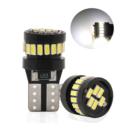 3014 LED Chip lâmpadas de automóveis Luz branca 360 graus ângulo de feixe T10 3014 24smd corrente constante lâmpada LED brilhante
