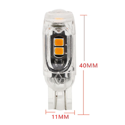 360 graus lâmpada LED lâmpada de placa de licença automotiva luz T10 2835 3030 5smd LED destaque 5W5 não polar pequena largura lâmpada