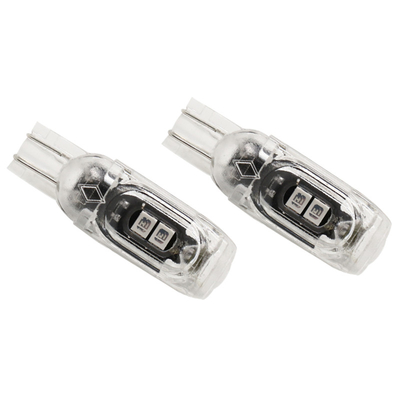 360 graus lâmpada LED lâmpada de placa de licença automotiva luz T10 2835 3030 5smd LED destaque 5W5 não polar pequena largura lâmpada