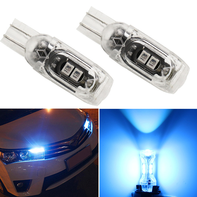 360 graus lâmpada LED lâmpada de placa de licença automotiva luz T10 2835 3030 5smd LED destaque 5W5 não polar pequena largura lâmpada