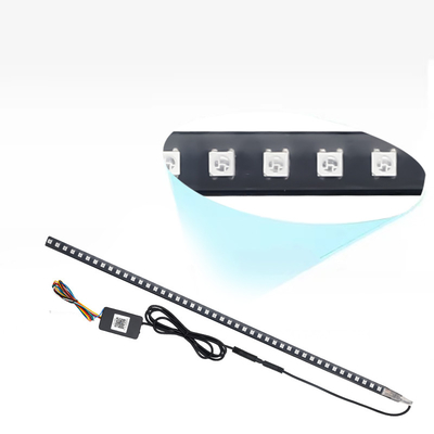 Universal ABS Lâmpadas de LED do interior do carro à prova d'água 56CM Car Flash Strobe Light Knight Rider Scanner Light