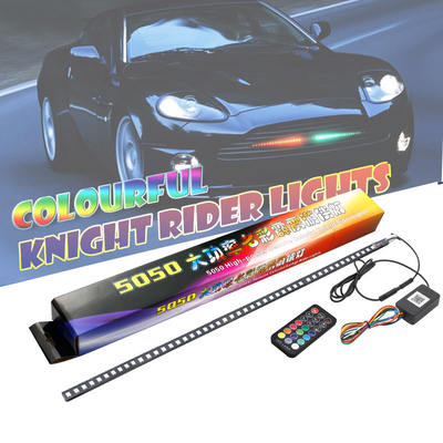Universal ABS Lâmpadas de LED do interior do carro à prova d'água 56CM Car Flash Strobe Light Knight Rider Scanner Light