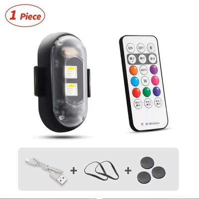 RGB Color LED Car Interior Atmosphere Lights Micro USB IP67 controle remoto sem fio
