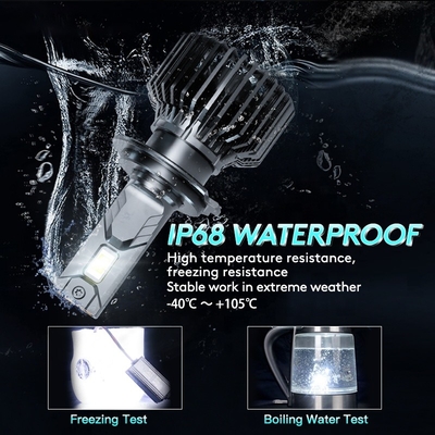 O3 12V 55W farol automotivo H1 H3 H4 H7 H11 9005 do diodo emissor de luz de 12000 lúmens bulbo conduzido 9006 D2H do farol