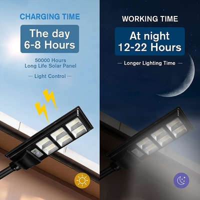 Luz de rua solar de 120 watts para a resistência branca IP65 da inundação da luz do dia 5000K exterior impermeável